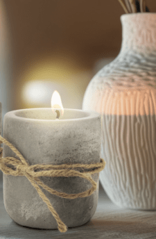 Eco Cemento Candela Aromatica Naturale