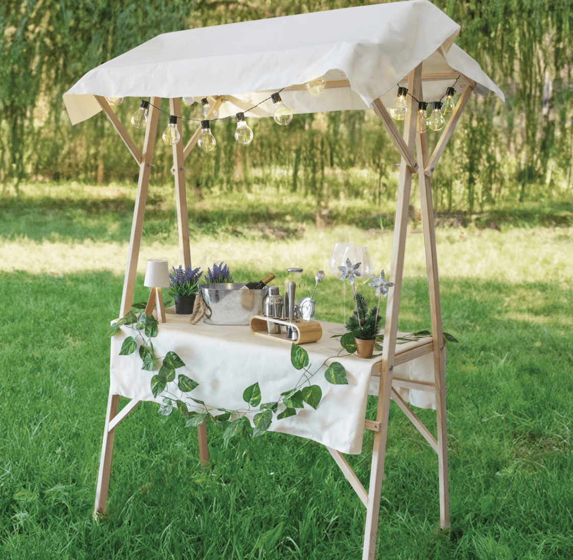 Stand Pieghevole in Legno Ecosostenibile Personalizzabile per Eventi e Fiere - immagine 2