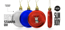 Pallina Di Natale Slim Personalizzabile