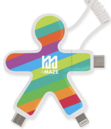 Mr. USB Con 5 Connettori In R-PLASTIC