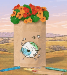 Fiori In Sacchetto Di Carta Lavabile