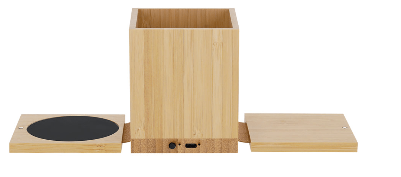 TRIO set da scrivania portapenne, scaldatazza, caricatore wireless - immagine 2