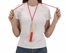 Ventaglio In Bamboo Con Cordino