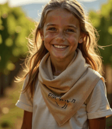 Foulard In Poliestere Riciclato Completamente Personalizzabile