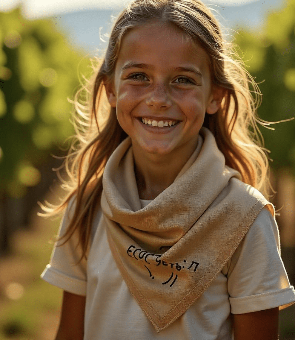 Foulard in poliestere riciclato completamente personalizzabile