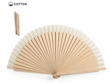 Ventaglio In Bamboo E Cotone Naturale