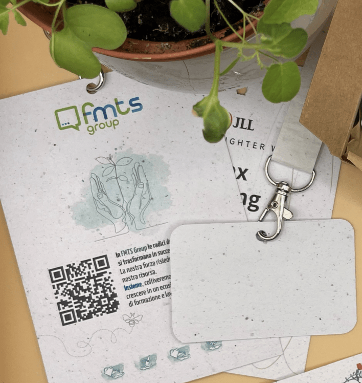 Badge piantabile personalizzabile