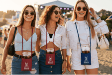 Borsa Da Collo Porta Bicchiere O Accessori