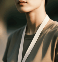 Laynard Porta Badge In Cotone Organico – Save The Planet