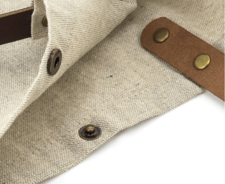 Borsa in cotone canvas riciclato manici in ecopelle - immagine 4