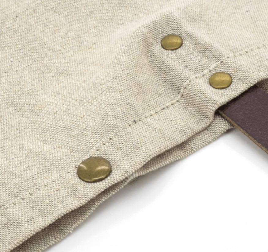 Borsa in cotone canvas riciclato manici in ecopelle - immagine 5