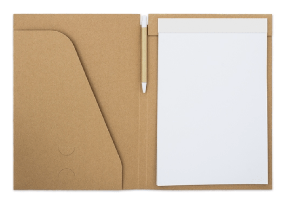 Cartella leggera ed ecologica realizzata in cartone rigido riciclato A4 - immagine 3