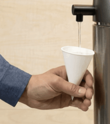 Bicchieri Cono In Carta Da Canna Da Zucchero Eco Sostenibili Per Acqua – Biodegradabili E Compostabili