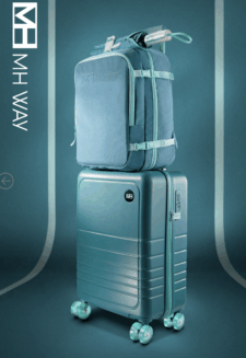 MH WAY Zaino Cabin In Nylon Con Logo 3D In Rilievo.