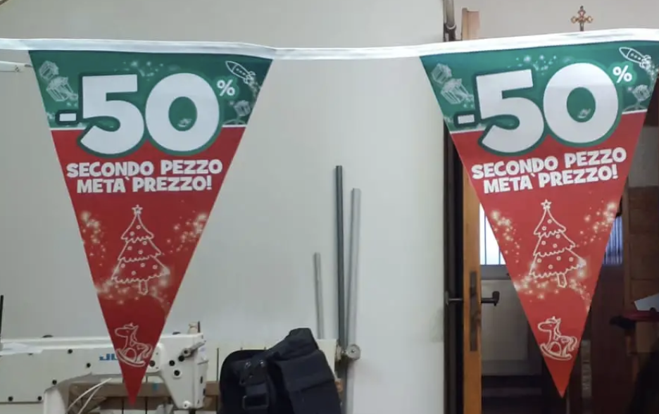 Filo di Festoni in Carta Full Color Ecosostenibile – Decorazioni Sostenibili per Eventi - immagine 9