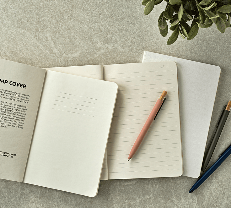 Notebook A5 in Fibra di Bambù – Taccuino Ecologico con Pagine Riciclate e Design Sostenibile