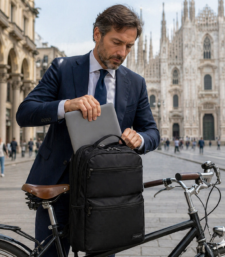 Spalding & Bros Bully Zaino Estensibile Nero Elegante E Capiente.
