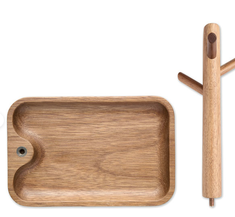 Organizzatore da Tavolo in Legno Naturale - immagine 3