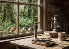 Organizzatore Da Tavolo In Legno Naturale