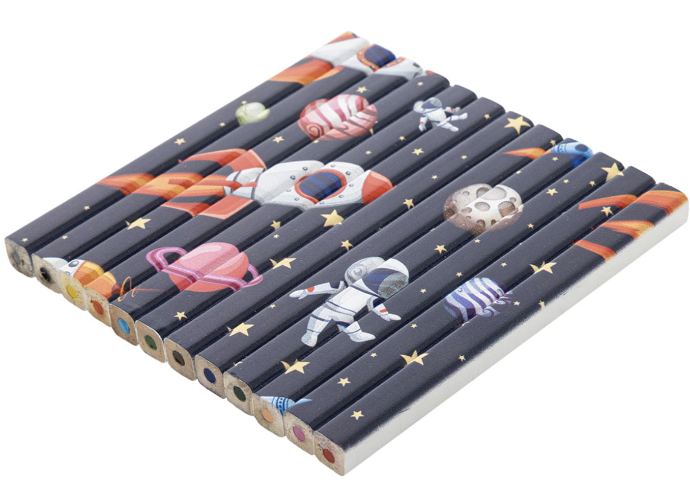 Matite Colorate in Legno e Cartone Kraft: Set Ecologico 2-in-1 con Puzzle - immagine 3