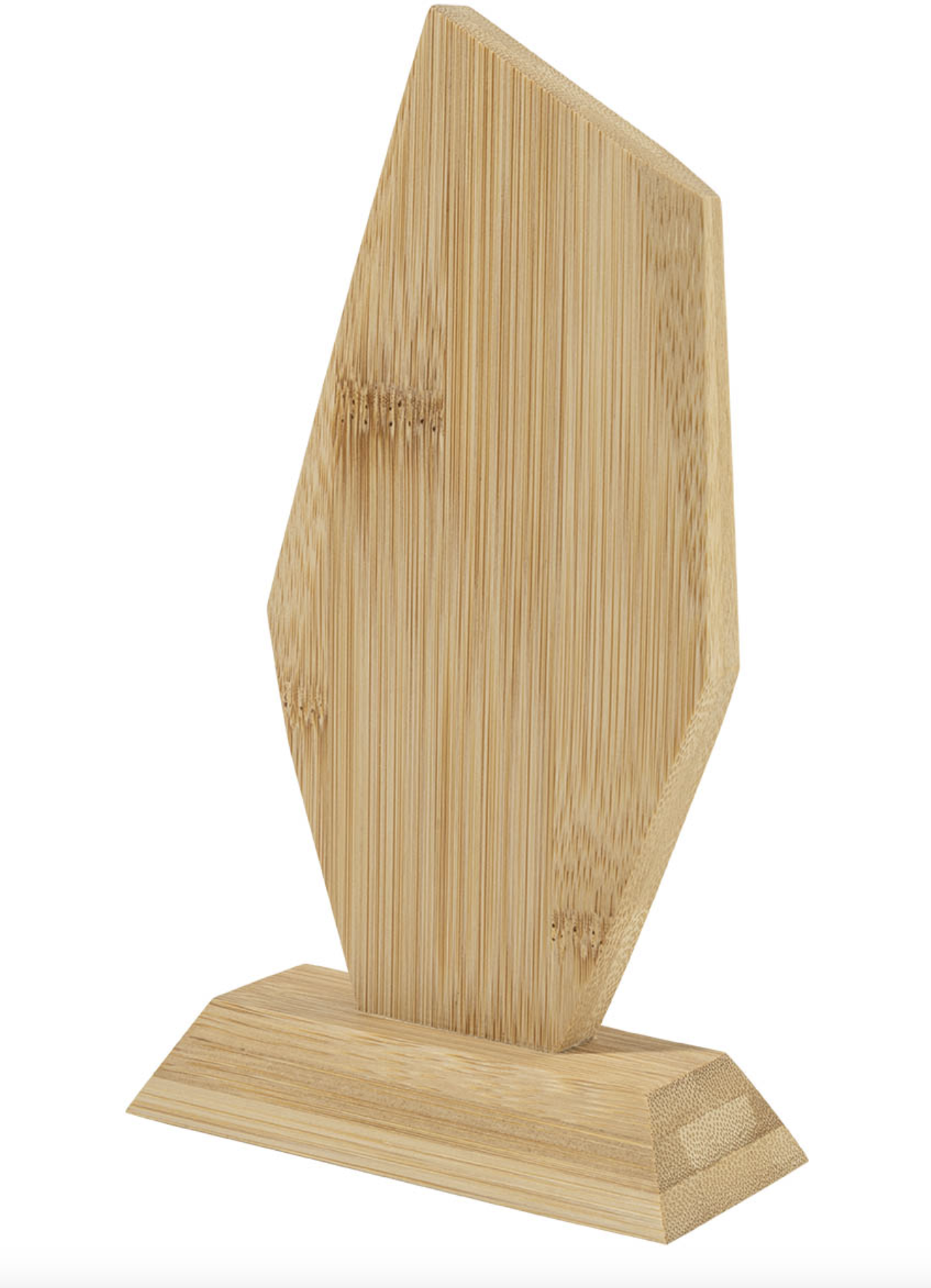 Trofeo tre forme Sostenibile in Bambù | Con Scatola Regalo in Cartone Kraft - immagine 4