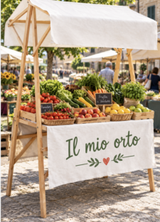 Stand Pieghevole In Legno Ecosostenibile Personalizzabile Per Eventi E Fiere