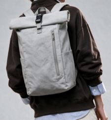 Zaino Osaka 16L. Cotone Riciclato 360gsm. Rolltop